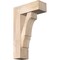 Ekena Millwork Balboa Block Smooth Bracket w/ Offset Brace, Douglas Fir, 7 1/2"W x 20"D x 32"H BKT0806X20X32BOA05SDF - alternate 1
